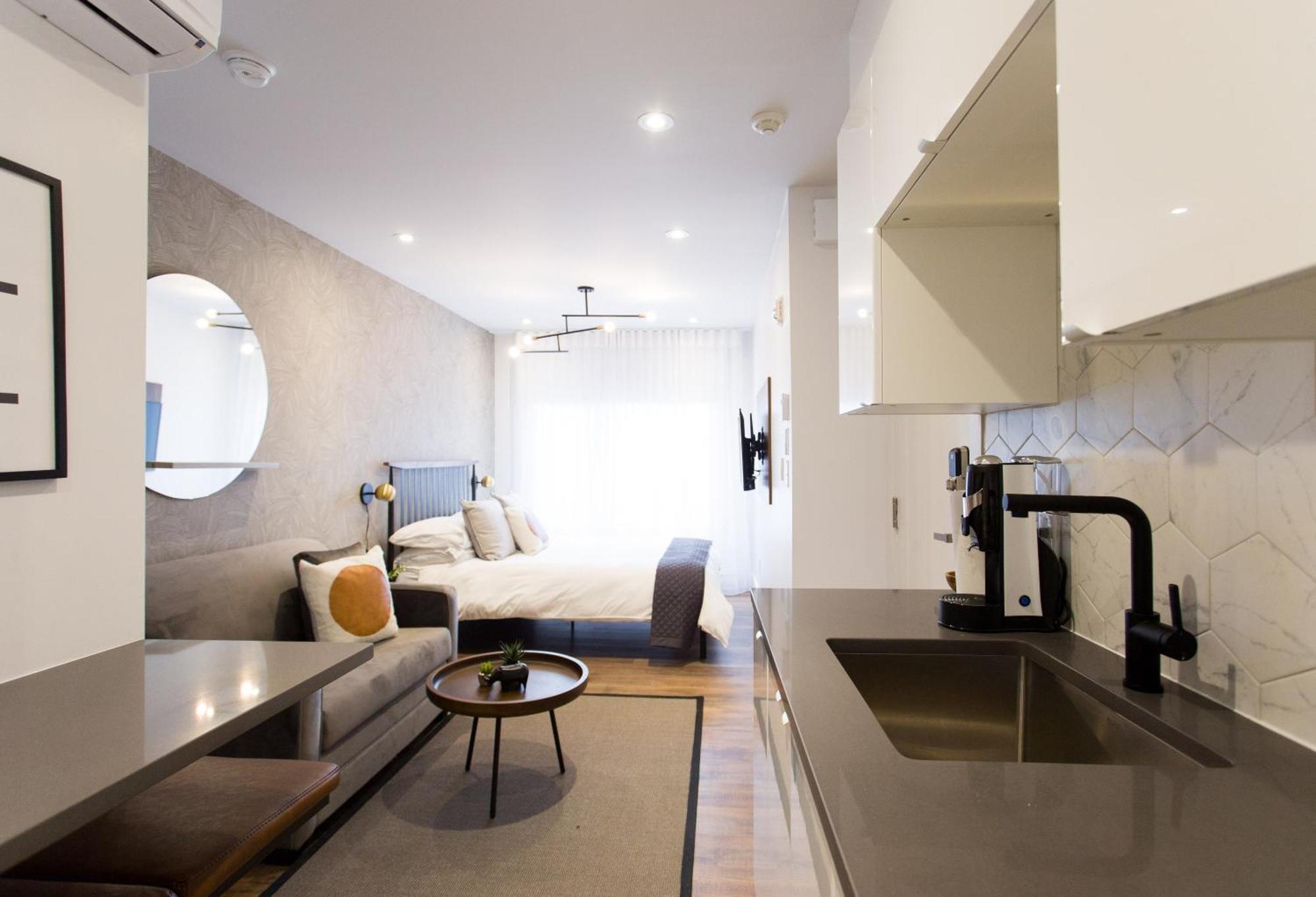 Scandinavian Studio With Full Kitchen And Bath By Den Stays Montreal Cameră foto